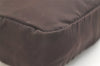 Authentic PRADA VELA Vintage Nylon Tessuto Leather Pouch Purse MV21 Brown 2871K