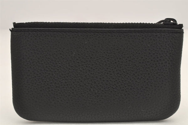 Authentic Louis Vuitton Aerogram Pochette Cles Coin Purse Black M81031 Box 2872K