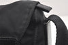 Authentic PRADA Nylon Tessuto Leather Shoulder Cross Body Bag Purse Black 2874K