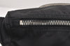 Authentic PRADA Nylon Tessuto Leather Shoulder Cross Body Bag Purse Black 2874K