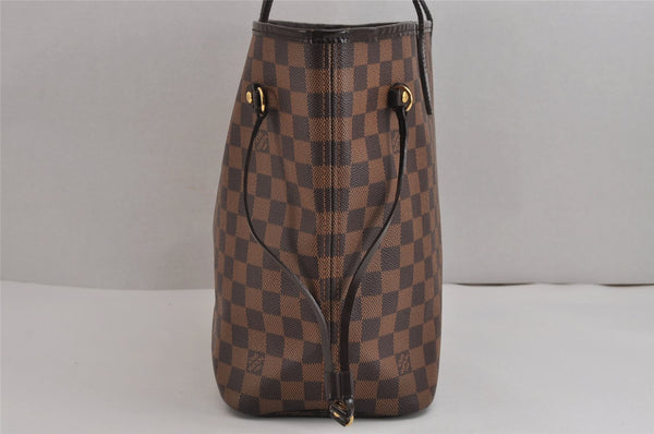 Authentic Louis Vuitton Damier Neverfull MM Shoulder Tote Bag N51105 LV 2875J