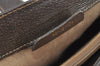 Authentic GUCCI Web Sherry Line Shoulder Bag GG PVC Leather Brown Junk 2876I