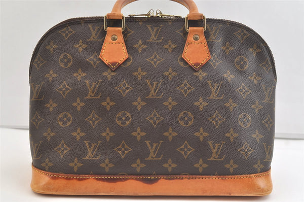Authentic Louis Vuitton Monogram Alma Hand Bag Purse M51130 LV 2877K