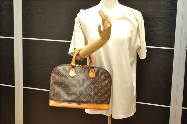 Authentic Louis Vuitton Monogram Alma Hand Bag Purse M51130 LV 2877K