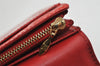 Auth Louis Vuitton Vernis Pochette Porte Monnaie Credit Wallet M91281 Red 2878I