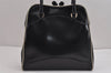 Authentic PRADA Vintage Leather Nappa Shoulder Hand Bag Purse Black 2878J