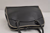 Authentic PRADA Vintage Leather Nappa Shoulder Hand Bag Purse Black 2878J