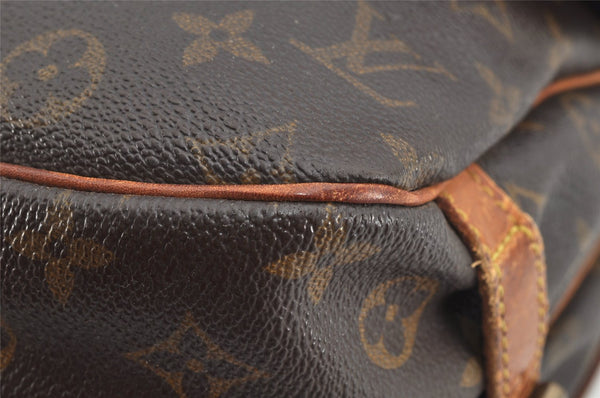 Authentic Louis Vuitton Monogram Saumur 30 Shoulder Cross Bag M42256 LV 2878K