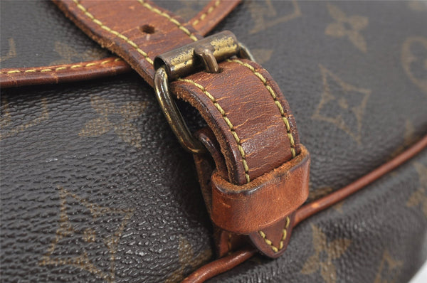 Authentic Louis Vuitton Monogram Saumur 30 Shoulder Cross Bag M42256 LV 2878K