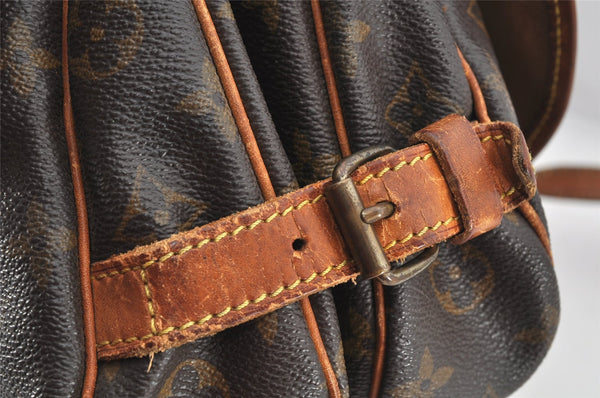 Authentic Louis Vuitton Monogram Saumur 30 Shoulder Cross Bag M42256 LV 2878K