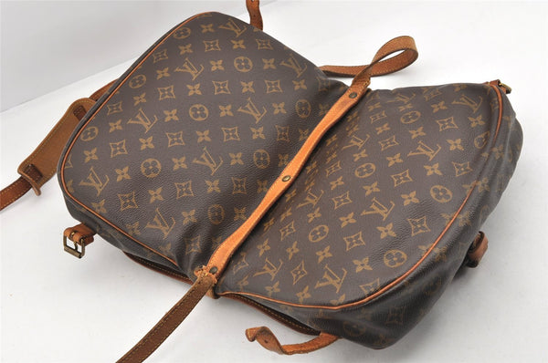 Authentic Louis Vuitton Monogram Saumur 30 Shoulder Cross Bag M42256 LV 2878K
