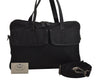 Authentic PRADA Nylon Tessuto Leather 2Way Business Bag Black Junk 2879J