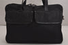 Authentic PRADA Nylon Tessuto Leather 2Way Business Bag Black Junk 2879J