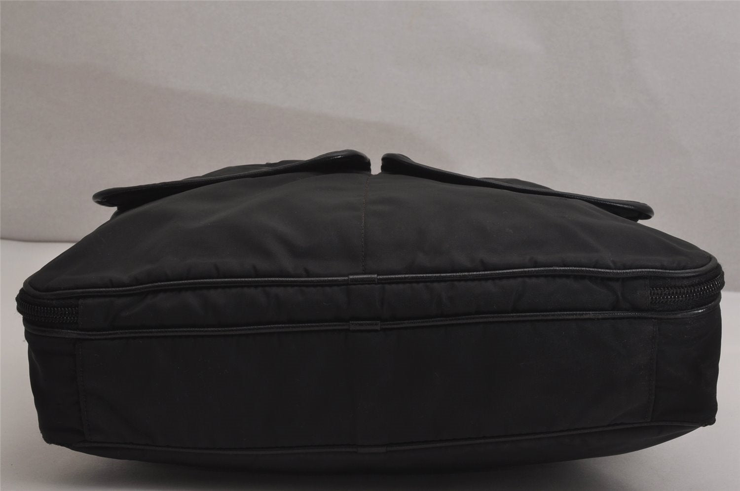 Authentic PRADA Nylon Tessuto Leather 2Way Business Bag Black Junk 2879J