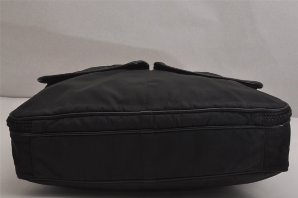 Authentic PRADA Nylon Tessuto Leather 2Way Business Bag Black Junk 2879J
