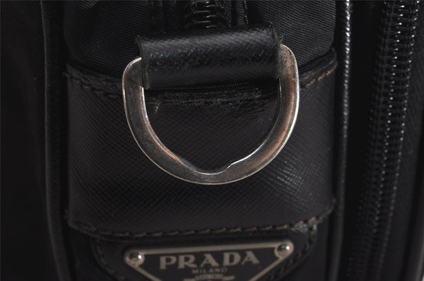 Authentic PRADA Nylon Tessuto Leather 2Way Business Bag Black Junk 2879J