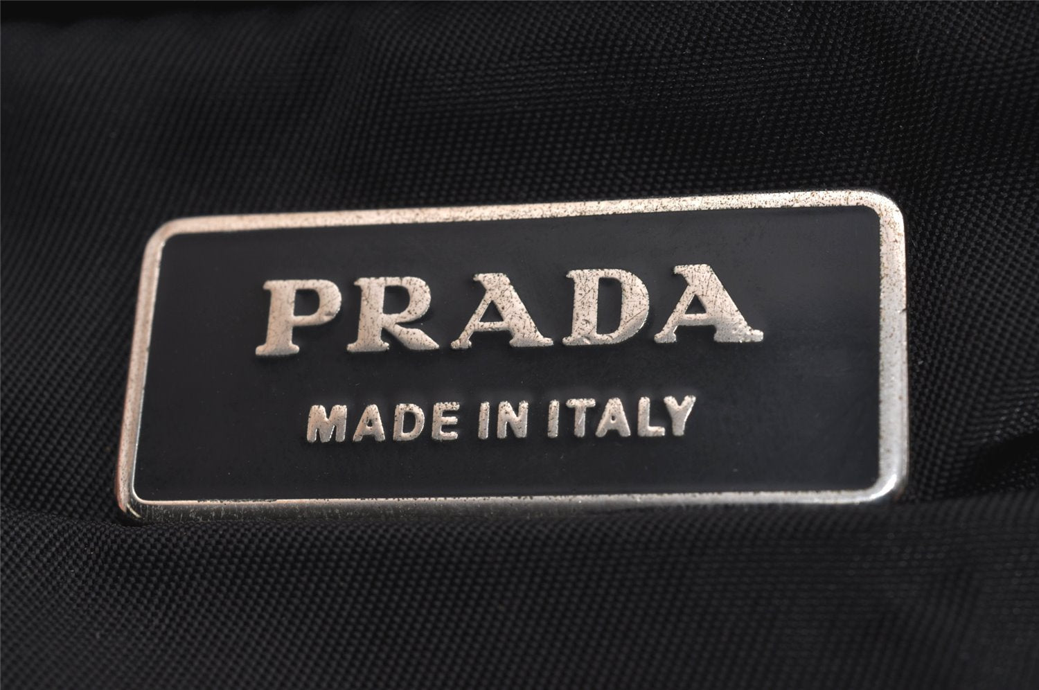Authentic PRADA Nylon Tessuto Leather 2Way Business Bag Black Junk 2879J