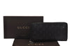 Authentic GUCCI GG Imprime Long Wallet GG PVC Leather 212110 Black Box 2880J