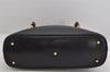 Authentic GUCCI Bamboo 2Way Shoulder Hand Bag Purse Leather Black Junk 2880K