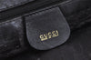 Authentic GUCCI Bamboo 2Way Shoulder Hand Bag Purse Leather Black Junk 2880K