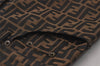 Authentic FENDI Zucca Pants Canvas 32inches USA Size 10 Brown Black 2881J