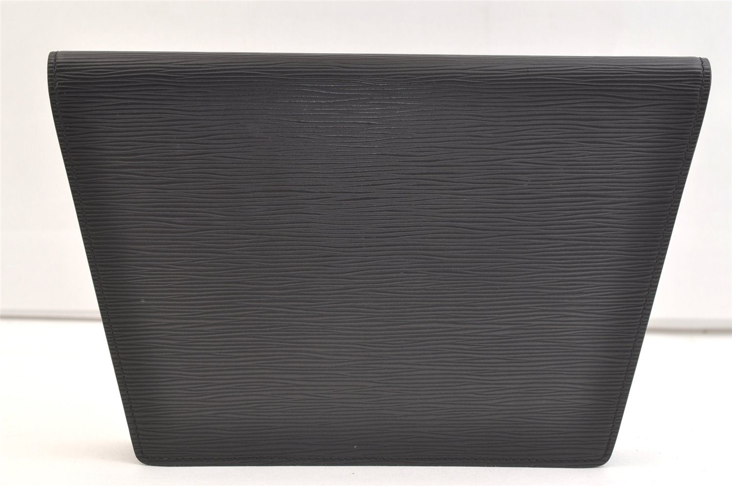 Authentic Louis Vuitton Epi Trapeze PM Clutch Bag Black M80165 LV 2881K