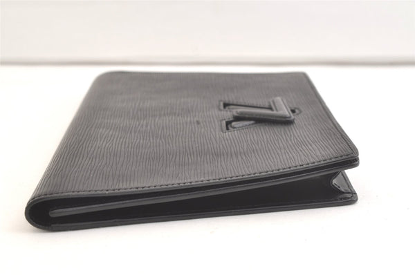 Authentic Louis Vuitton Epi Trapeze PM Clutch Bag Black M80165 LV 2881K