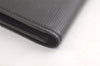 Authentic Louis Vuitton Epi Trapeze PM Clutch Bag Black M80165 LV 2881K