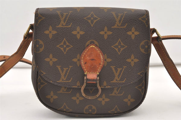 Authentic Louis Vuitton Monogram Saint Cloud PM M51244 Shoulder Cross Bag 2882J