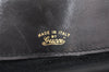 Authentic GUCCI Horsebit Shoulder Cross Body Bag Purse Leather Black 2882K