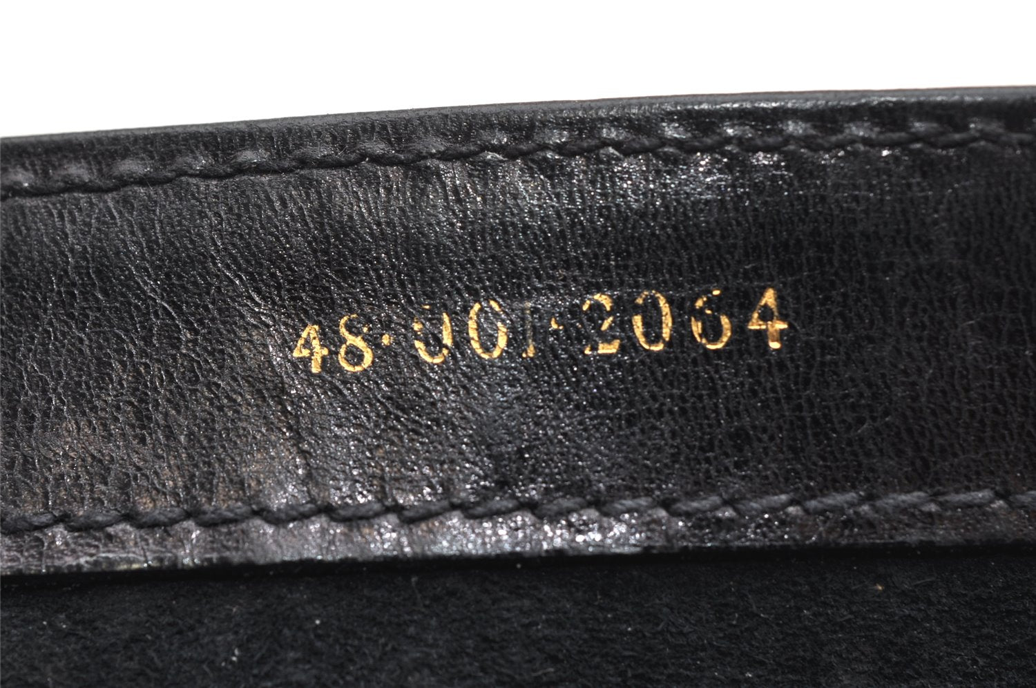 Authentic GUCCI Horsebit Shoulder Cross Body Bag Purse Leather Black 2882K