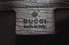 Authentic GUCCI Vintage Hand Tote Bag GG Canvas Leather 106251 Brown 2883K