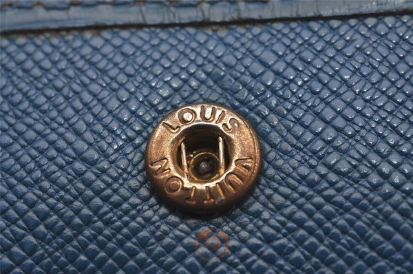 Authentic Louis Vuitton Epi Multicles 6 Key Case Blue M63815 LV 2884I