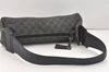 Authentic GUCCI Vintage Shoulder Hand Bag GG Canvas Leather 92697 Black 2884K