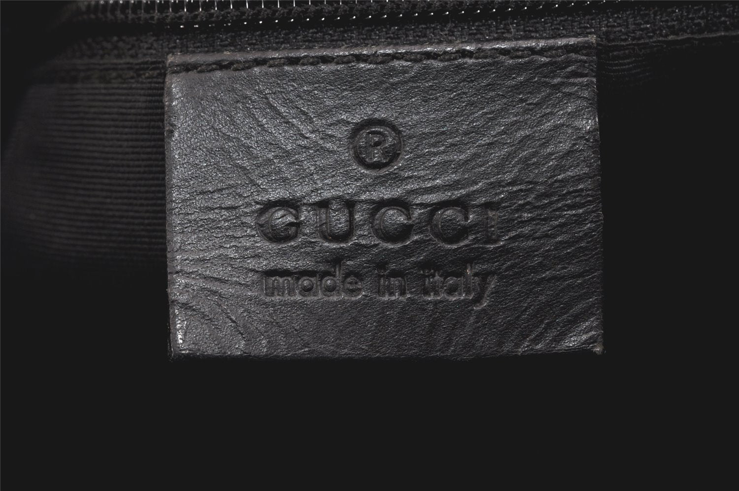 Authentic GUCCI Vintage Shoulder Hand Bag GG Canvas Leather 92697 Black 2884K