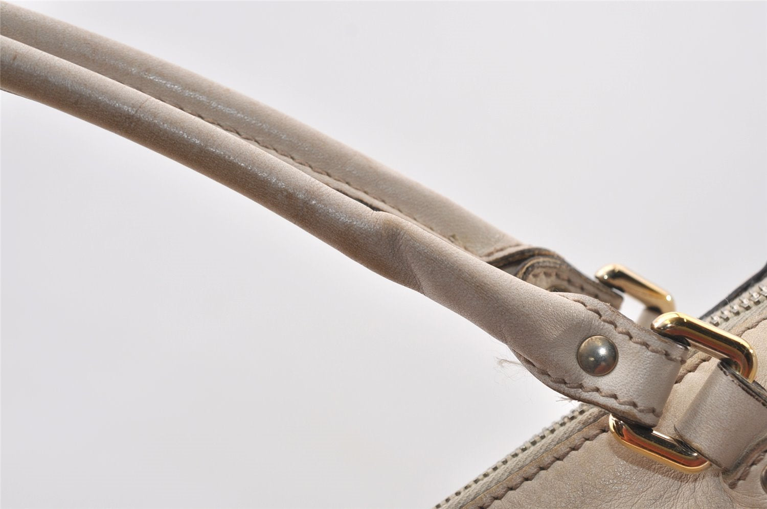 Authentic GUCCI Trophy Shoulder Tote Bag GG Canvas Leather 189828 Brown 2886J