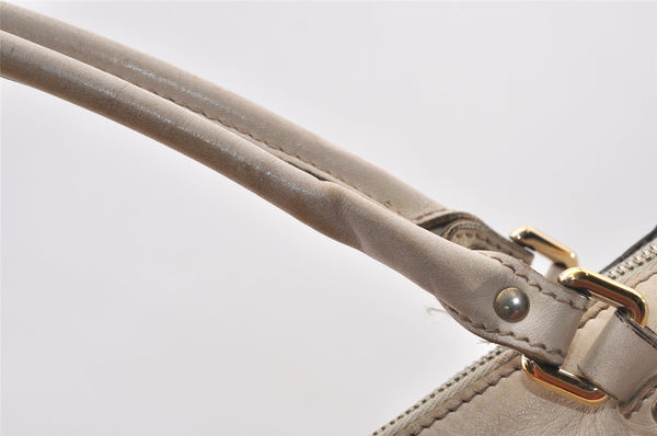 Authentic GUCCI Trophy Shoulder Tote Bag GG Canvas Leather 189828 Brown 2886J