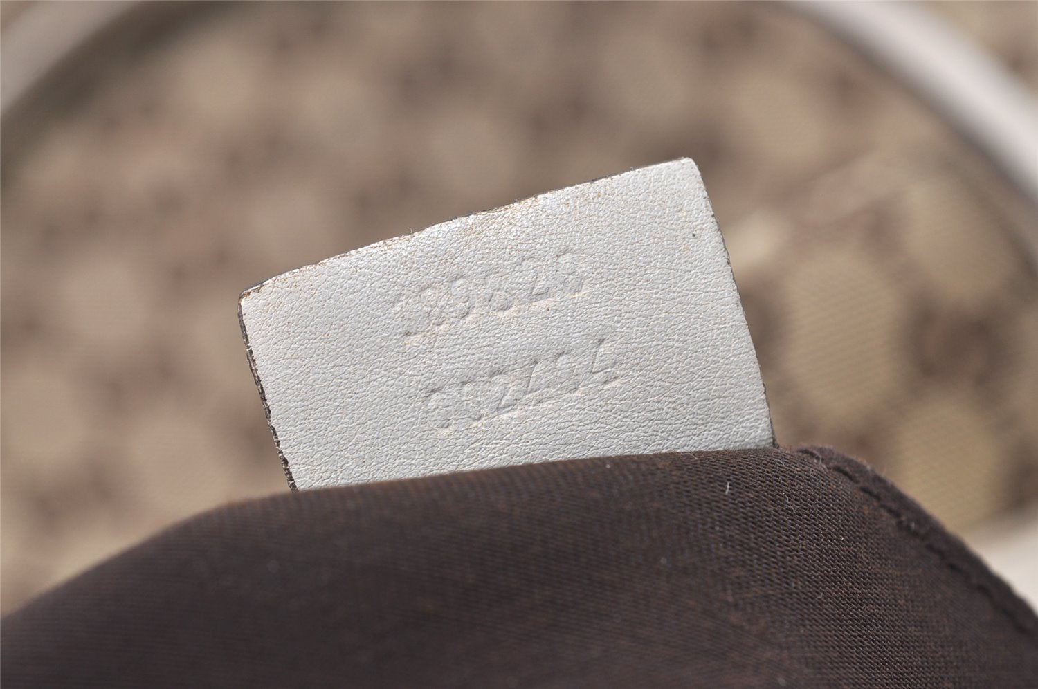 Authentic GUCCI Trophy Shoulder Tote Bag GG Canvas Leather 189828 Brown 2886J