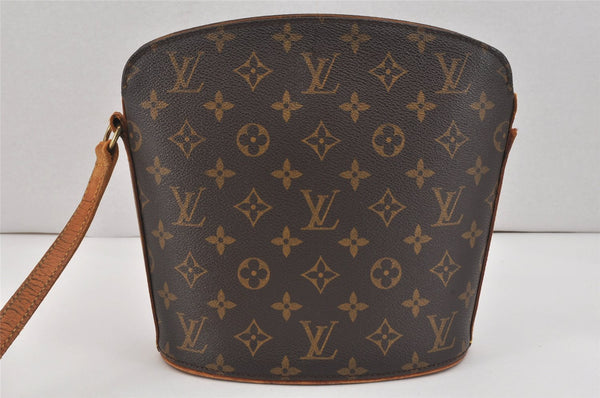 Authentic Louis Vuitton Monogram Drouot Shoulder Cross Bag M51290 Junk 2886K