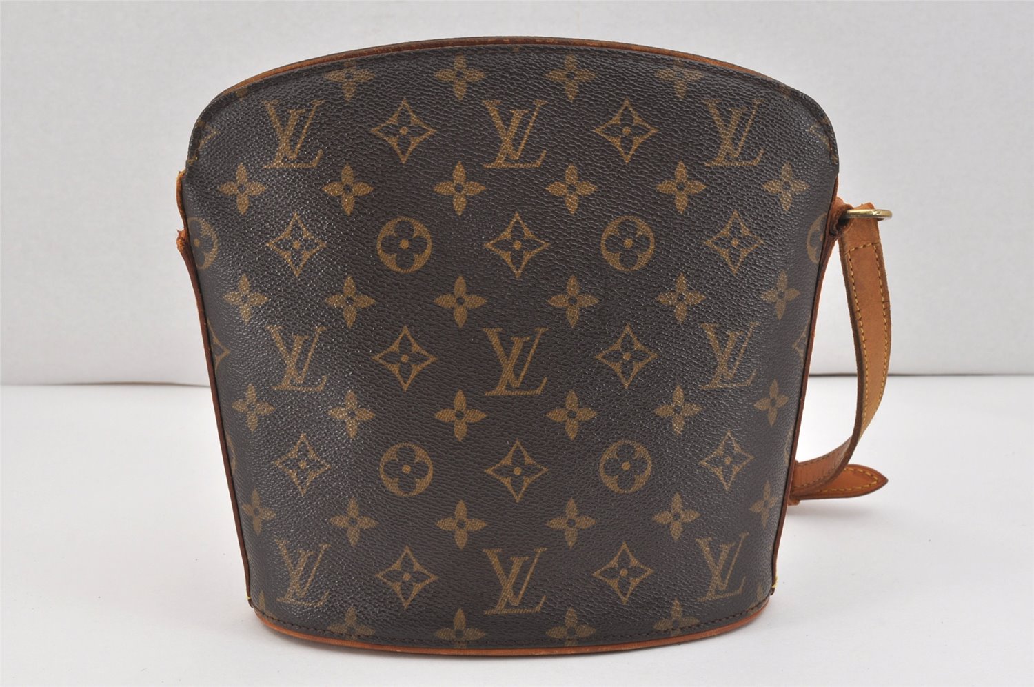 Authentic Louis Vuitton Monogram Drouot Shoulder Cross Bag M51290 Junk 2886K