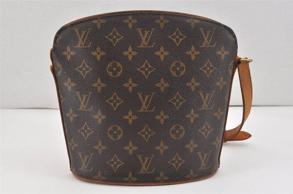 Authentic Louis Vuitton Monogram Drouot Shoulder Cross Bag M51290 Junk 2886K
