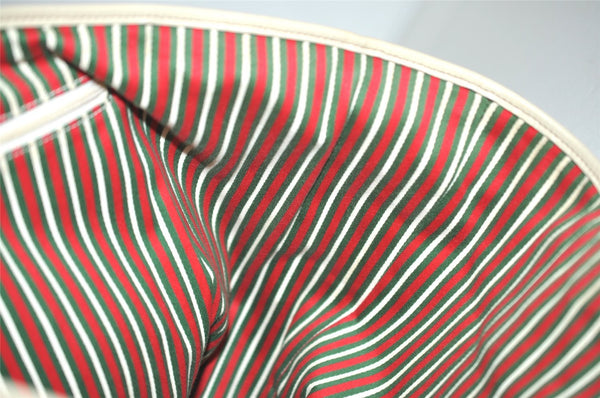 Authentic GUCCI New Britt Shoulder Tote Bag GG Canvas Leather 169945 Brown 2887J