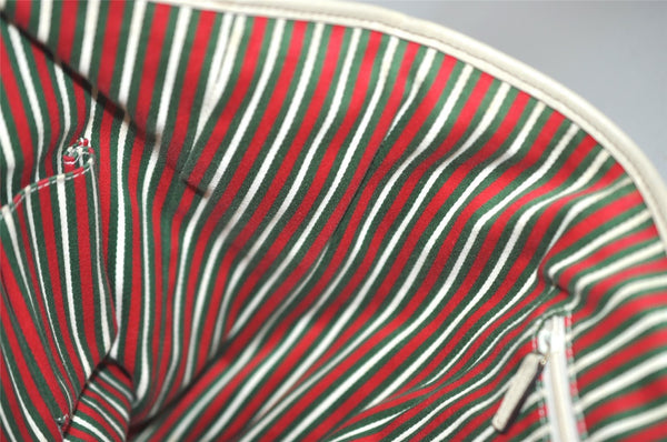 Authentic GUCCI New Britt Shoulder Tote Bag GG Canvas Leather 169945 Brown 2887J