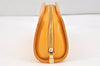 Authentic Louis Vuitton Epi Dauphine Cosmetic Pouch Yellow M48449 LV Junk 2887K
