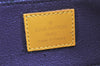 Authentic Louis Vuitton Epi Dauphine Cosmetic Pouch Yellow M48449 LV Junk 2887K