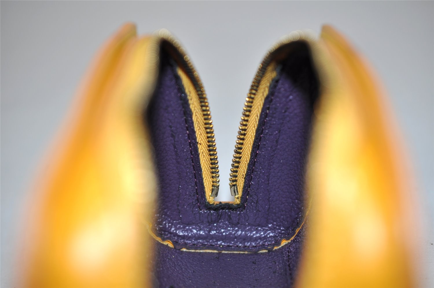 Authentic Louis Vuitton Epi Dauphine Cosmetic Pouch Yellow M48449 LV Junk 2887K