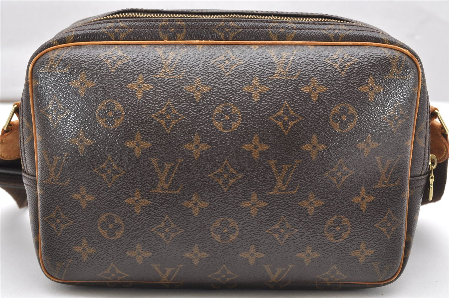 Authentic Louis Vuitton Monogram Reporter PM Shoulder Cross Bag M45254 LV 2888K