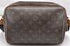 Authentic Louis Vuitton Monogram Reporter PM Shoulder Cross Bag M45254 LV 2888K