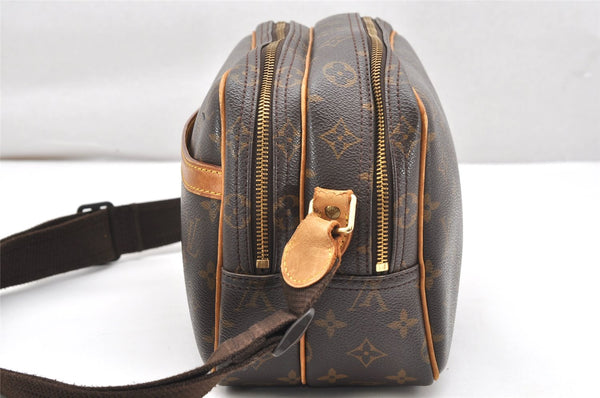 Authentic Louis Vuitton Monogram Reporter PM Shoulder Cross Bag M45254 LV 2888K