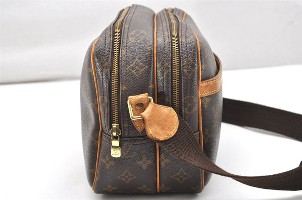 Authentic Louis Vuitton Monogram Reporter PM Shoulder Cross Bag M45254 LV 2888K